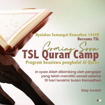 COMING SOON; TSL Quran Camp!!!