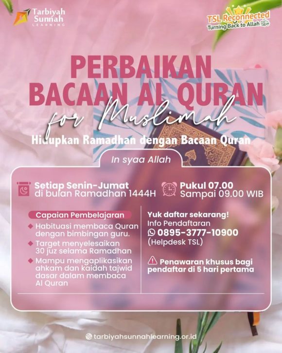 Kelas Perbaikan Bacaan Al-Qur’an