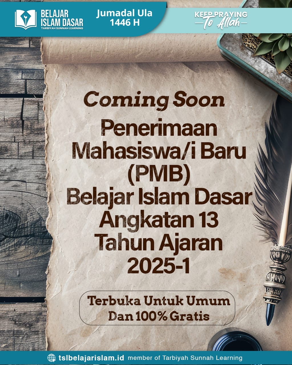 Coming soon PMB BID Angkatan 13